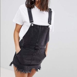 Free People skirt overalls